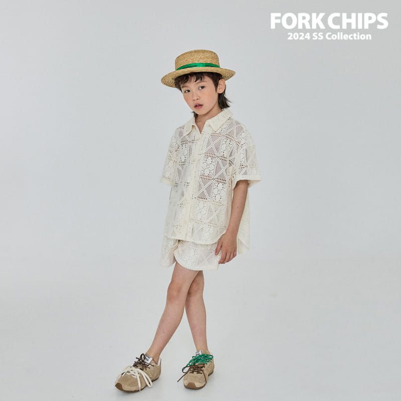 Fork Chips - Korean Children Fashion - #kidsshorts - Nut Knit Shirt - 7