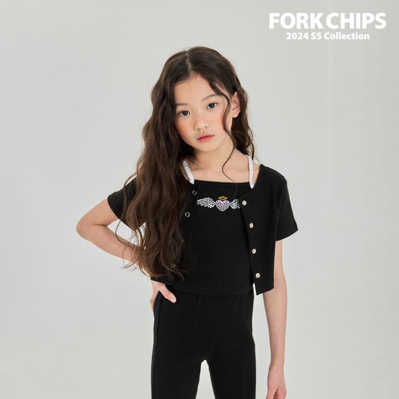 Fork Chips - Korean Children Fashion - #kidsshorts - Jenny Cardigan Set - 5