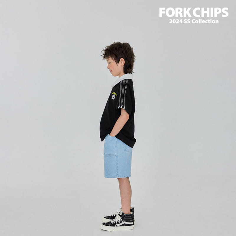 Fork Chips - Korean Children Fashion - #kidsstore - Scotch PK Tee - 9