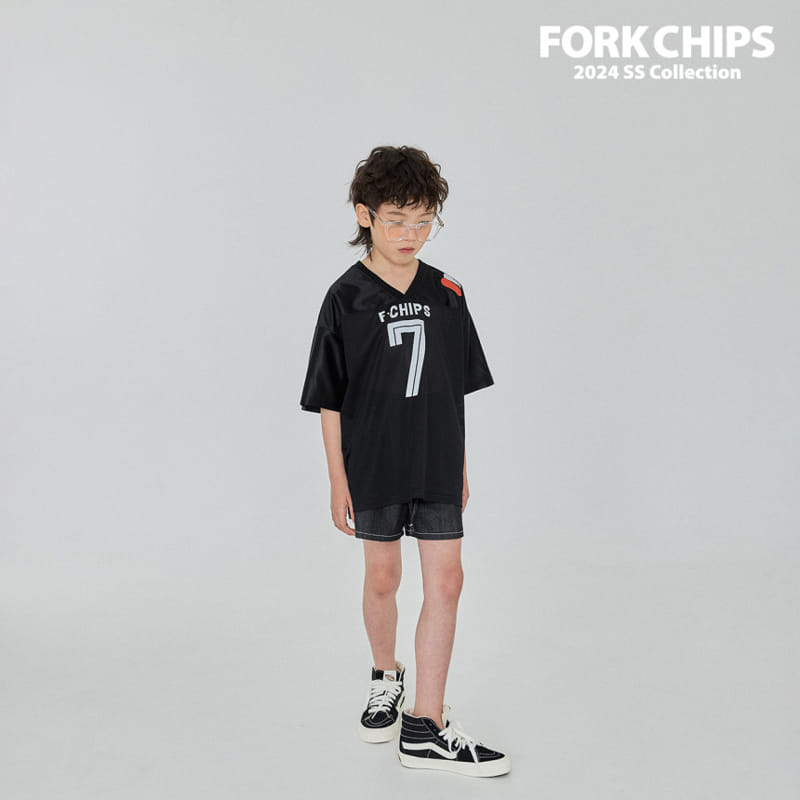 Fork Chips - Korean Children Fashion - #kidsstore - Soccer Mesh Tee - 7
