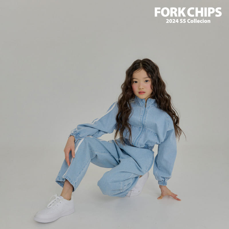 Fork Chips - Korean Children Fashion - #kidsstore - Rush Tape Pants - 9
