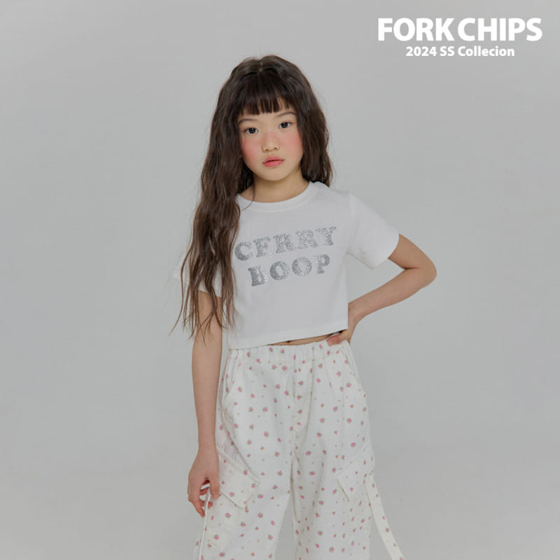 Fork Chips - Korean Children Fashion - #kidsstore - Daisy Cargo Pants - 8