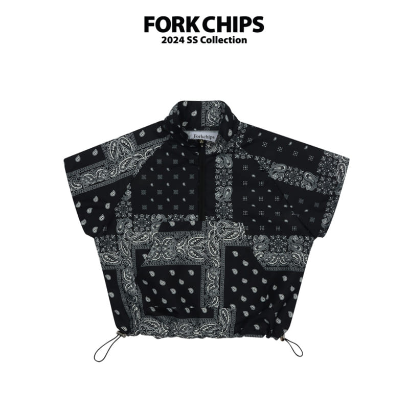 Fork Chips - Korean Children Fashion - #kidsstore - Foil Anorak - 3