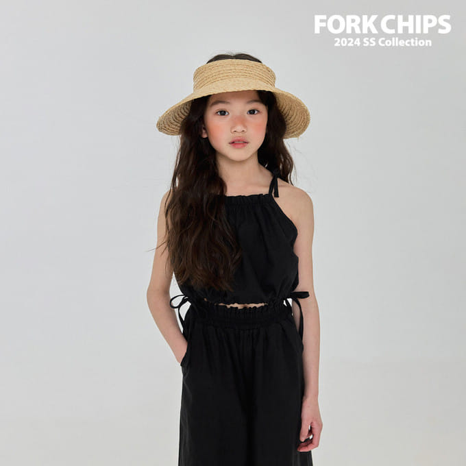 Fork Chips - Korean Children Fashion - #kidsstore - Muse Hoter Sleeveless Tee