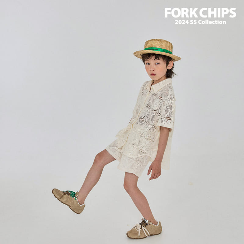 Fork Chips - Korean Children Fashion - #kidzfashiontrend - Nut Knit Pants - 8