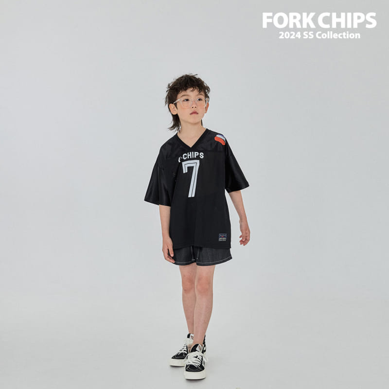 Fork Chips - Korean Children Fashion - #kidzfashiontrend - Soccer Mesh Tee - 8