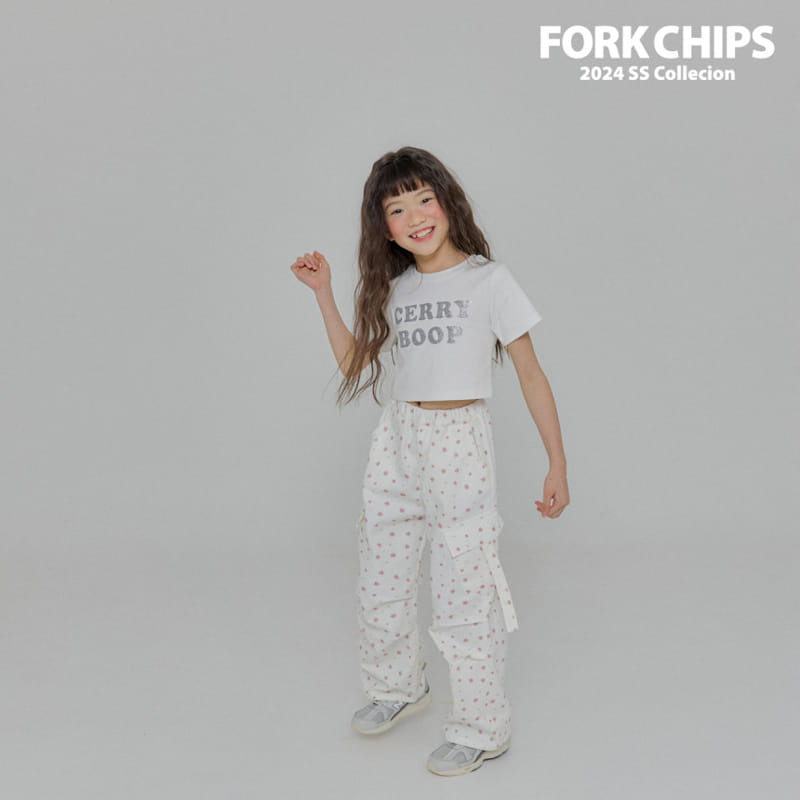 Fork Chips - Korean Children Fashion - #kidzfashiontrend - Daisy Cargo Pants - 9