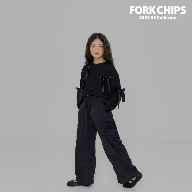 Fork Chips - Korean Children Fashion - #kidzfashiontrend - Soft Cargo Pants - 8
