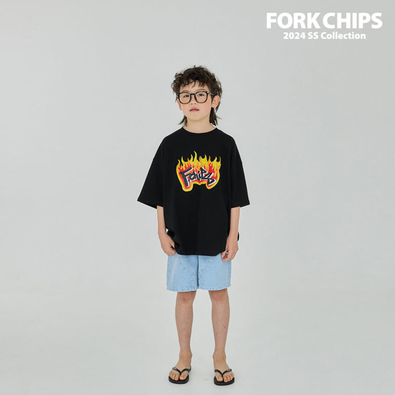 Fork Chips - Korean Children Fashion - #littlefashionista - Booster Tee - 6
