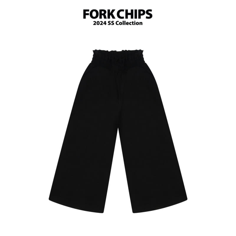 Fork Chips - Korean Children Fashion - #littlefashionista - Muse Wide Pants - 3