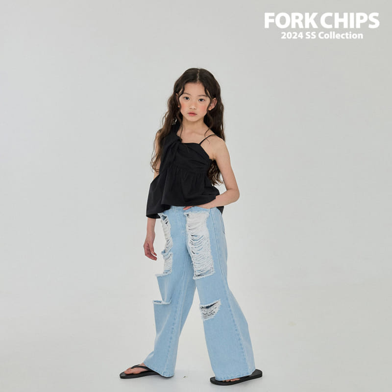 Fork Chips - Korean Children Fashion - #magicofchildhood - Pure Twist Blouse - 8