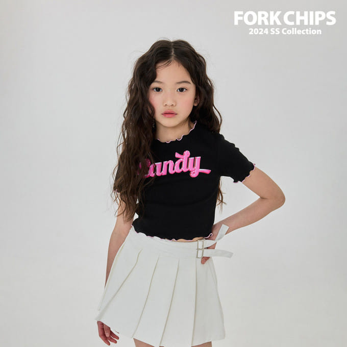 Fork Chips - Korean Children Fashion - #magicofchildhood - Candy Crop Tee