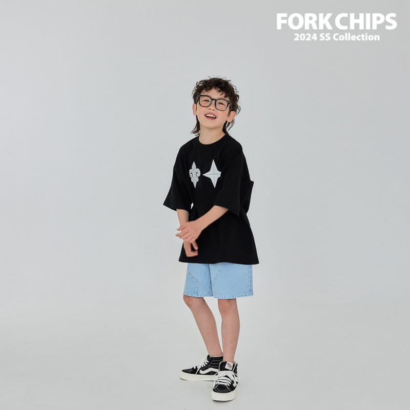 Fork Chips - Korean Children Fashion - #magicofchildhood - Hagen Patch Tee - 8