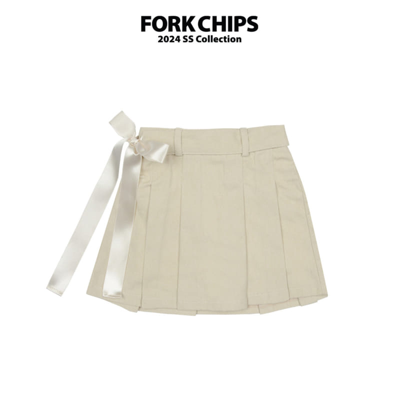 Fork Chips - Korean Children Fashion - #magicofchildhood - Marry Belt Skirt - 3