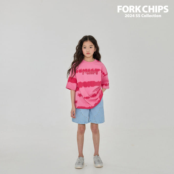 Fork Chips - Korean Children Fashion - #magicofchildhood - Volt Denim Pants