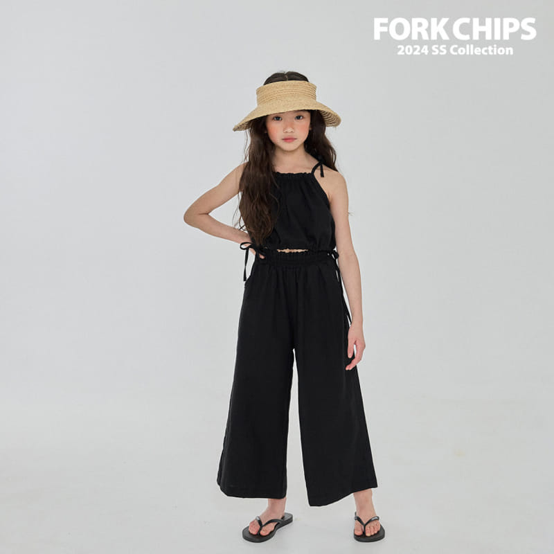 Fork Chips - Korean Children Fashion - #littlefashionista - Muse Wide Pants - 4