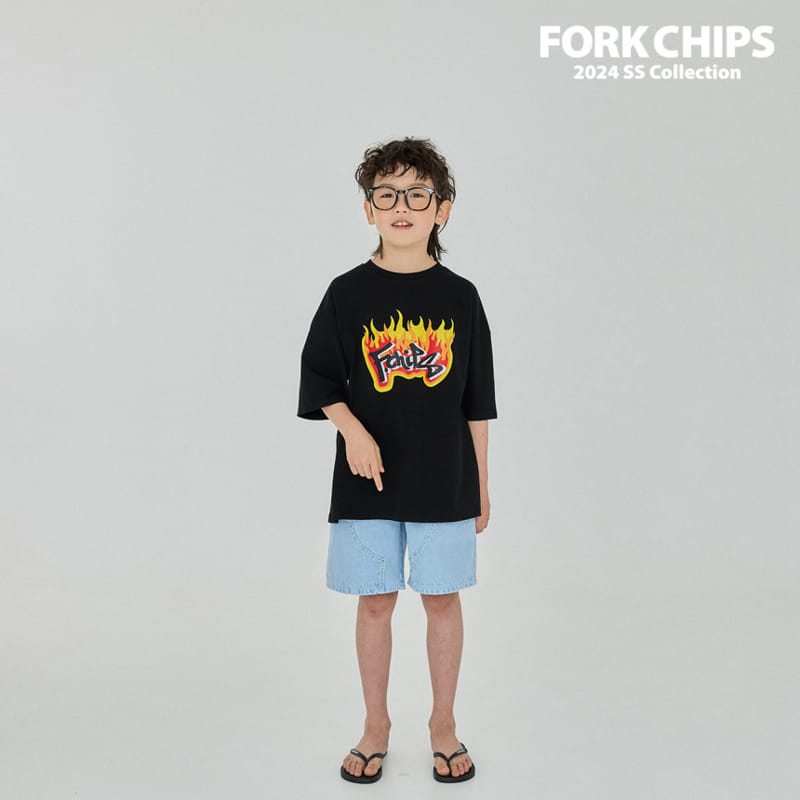 Fork Chips - Korean Children Fashion - #minifashionista - Booster Tee - 8
