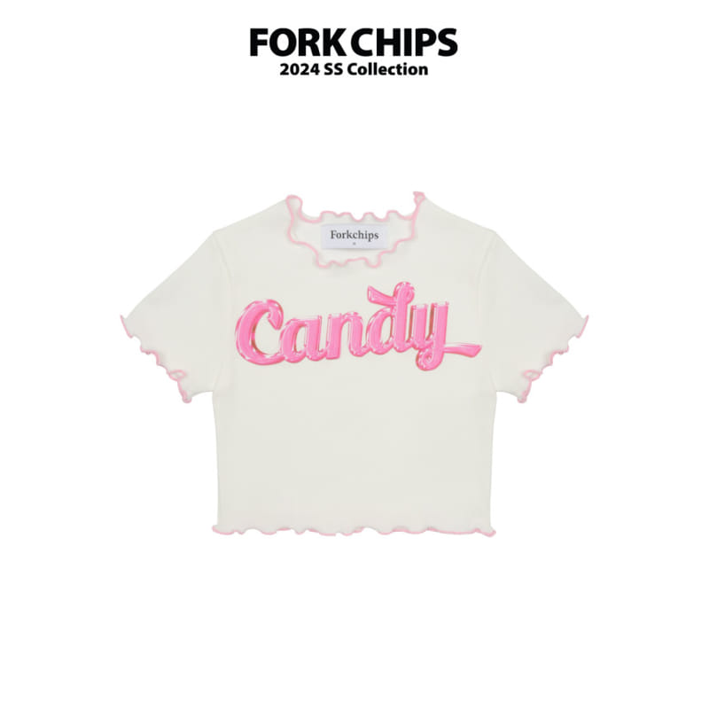 Fork Chips - Korean Children Fashion - #prettylittlegirls - Candy Crop Tee - 3