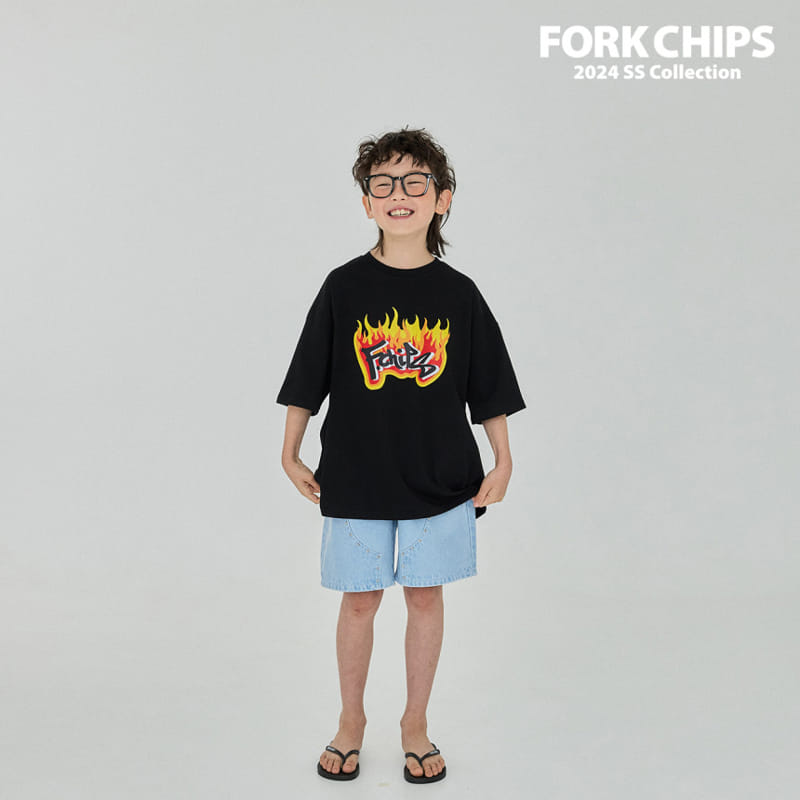 Fork Chips - Korean Children Fashion - #prettylittlegirls - Booster Tee - 9
