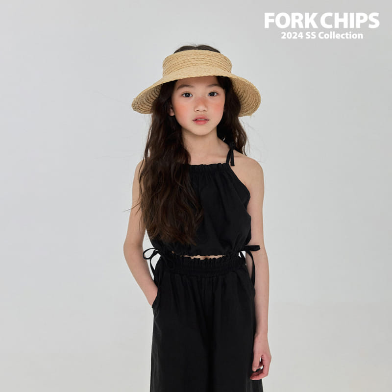 Fork Chips - Korean Children Fashion - #prettylittlegirls - Muse Hoter Sleeveless Tee - 7