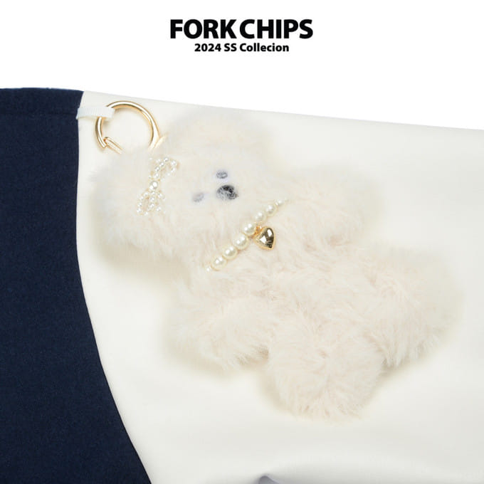 Fork Chips - Korean Children Fashion - #todddlerfashion - Mozzi Rabbit Key Ring