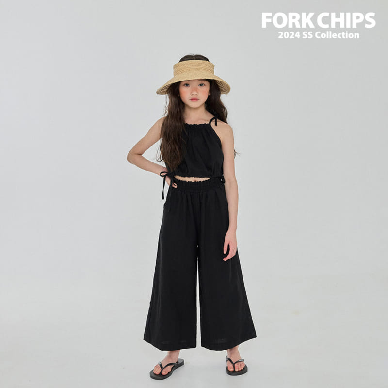Fork Chips - Korean Children Fashion - #toddlerclothing - Muse Hoter Sleeveless Tee - 9
