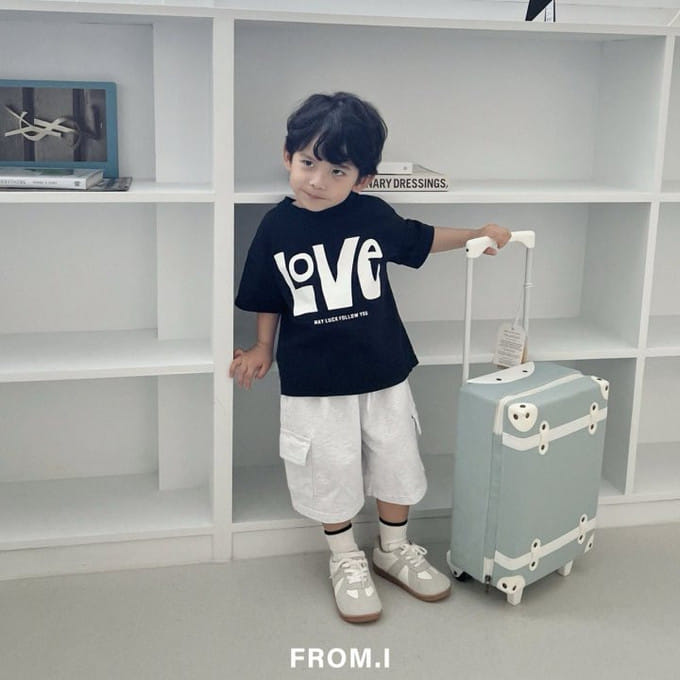 From I - Korean Children Fashion - #Kfashion4kids - Love Short Sleeve Tee