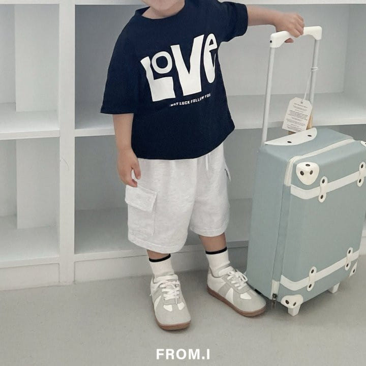 From I - Korean Children Fashion - #childofig - Love Short Sleeve Tee - 7