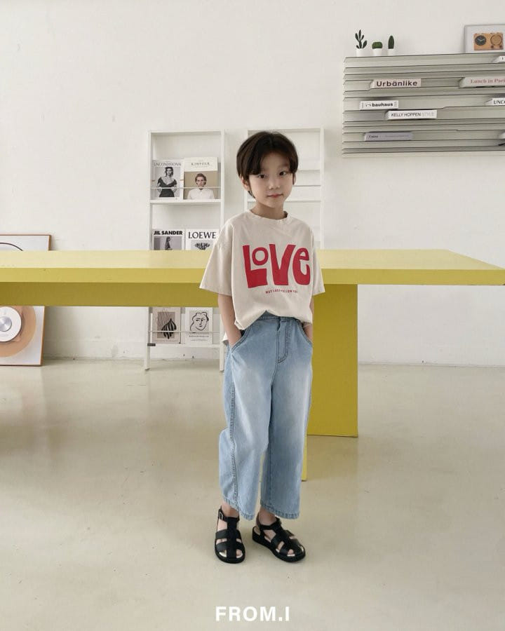From I - Korean Children Fashion - #designkidswear - Love Short Sleeve Tee - 9