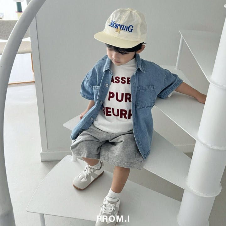 From I - Korean Children Fashion - #magicofchildhood - Denim Short Shirt - 8