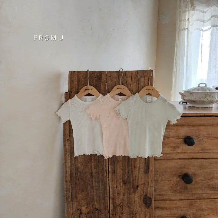 From J - Korean Baby Fashion - #babyoninstagram - Momo Eyelet Short Sleeve Tee - 5