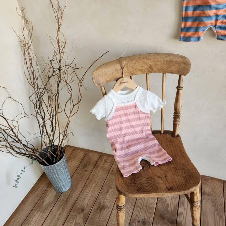 From J - Korean Baby Fashion - #babylifestyle - ST String Body Suit - 4