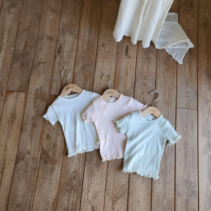 From J - Korean Baby Fashion - #babyootd - Momo Eyelet Short Sleeve Tee - 6