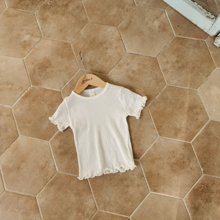 From J - Korean Baby Fashion - #babyoutfit - Momo Eyelet Short Sleeve Tee - 8