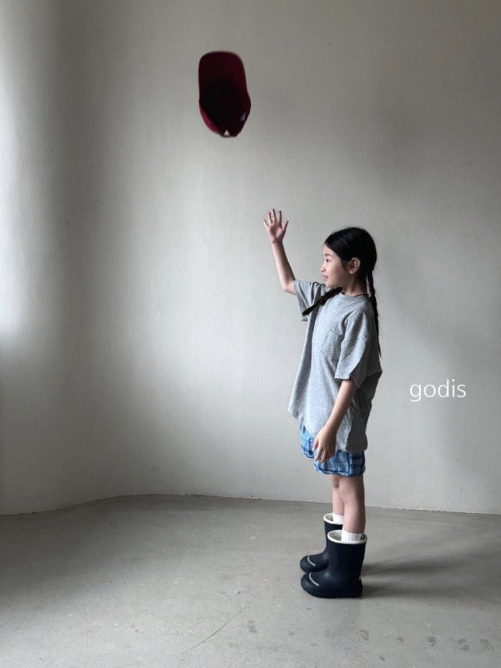 Godis - Korean Children Fashion - #Kfashion4kids - Check Shorts  - 8