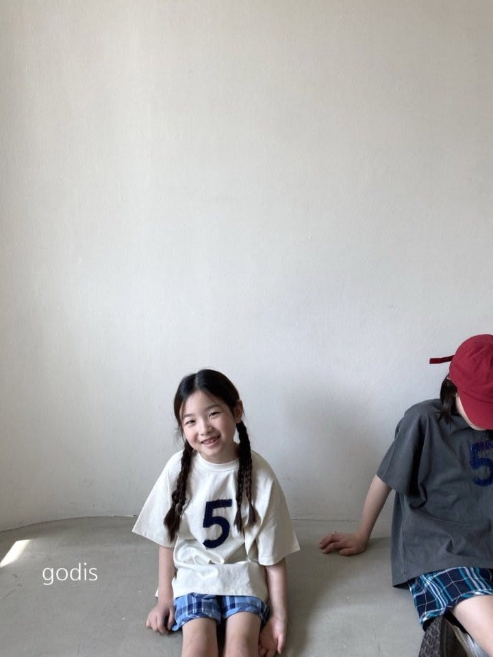Godis - Korean Children Fashion - #Kfashion4kids - Number 5 Tee - 6