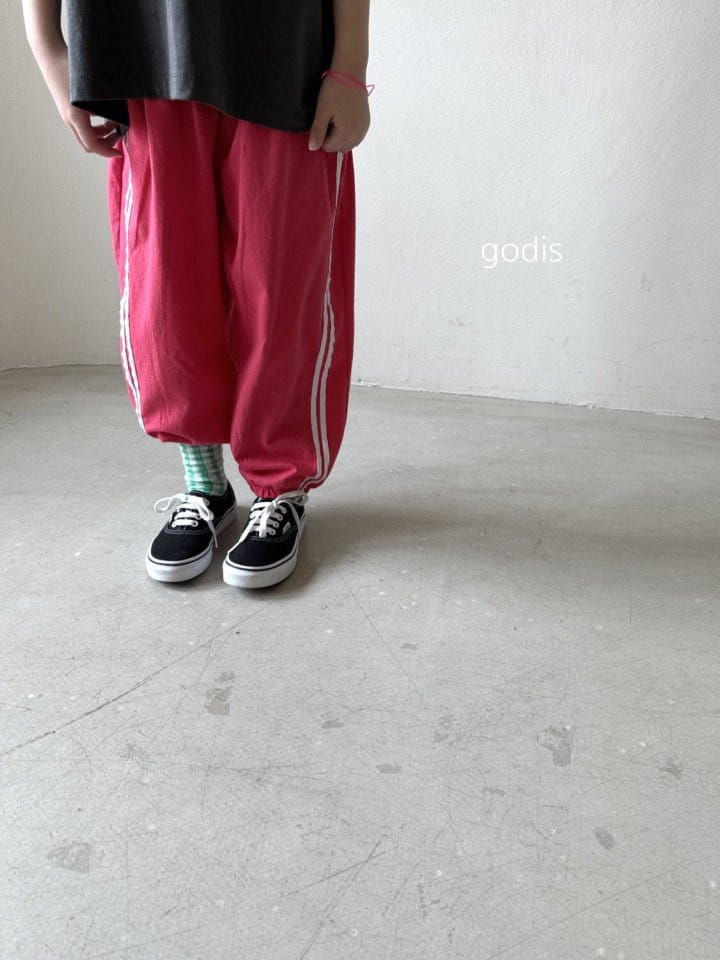 Godis - Korean Children Fashion - #childrensboutique - Tape Two Line Pants - 5