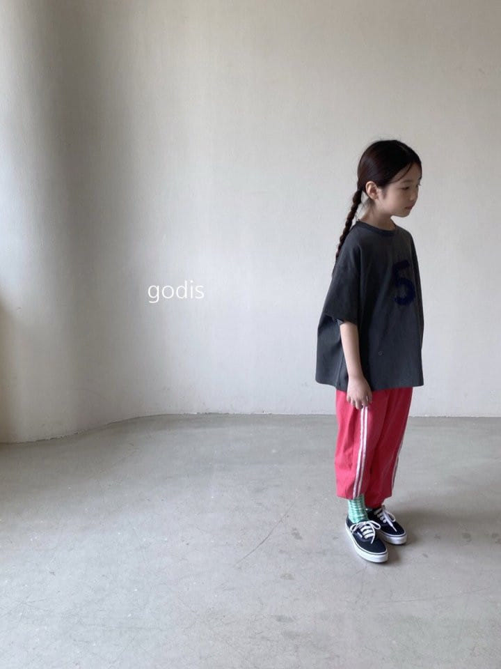 Godis - Korean Children Fashion - #designkidswear - Tape Two Line Pants - 6
