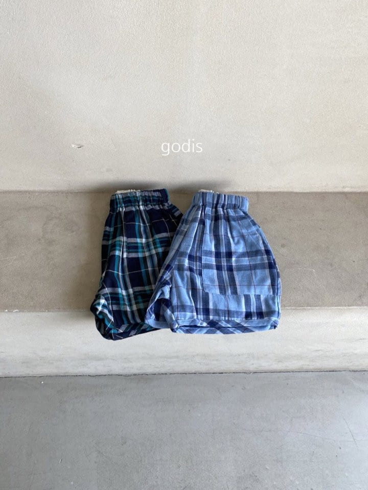 Godis - Korean Children Fashion - #designkidswear - Check Shorts  - 2