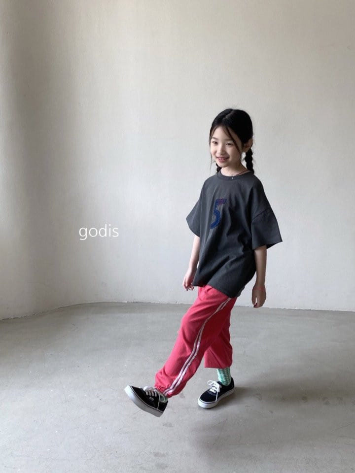 Godis - Korean Children Fashion - #discoveringself - Tape Two Line Pants - 7