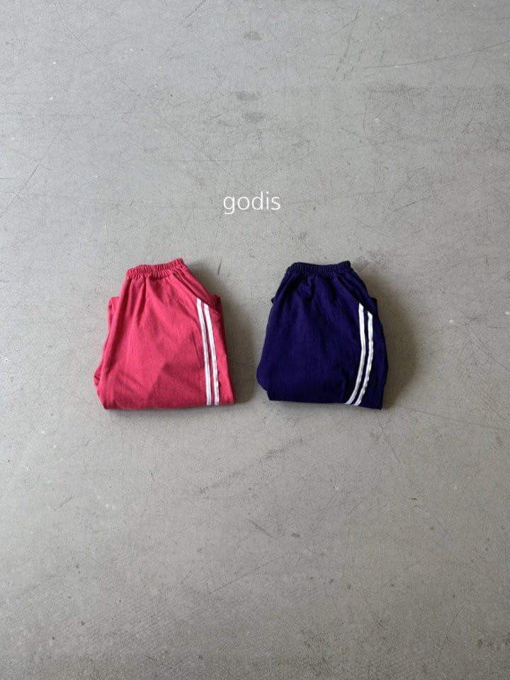 Godis - Korean Children Fashion - #kidsstore - Tape Two Line Pants - 10