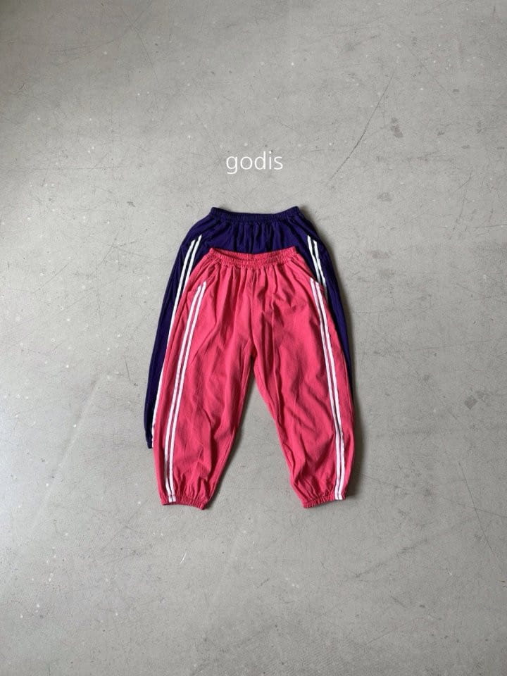 Godis - Korean Children Fashion - #kidzfashiontrend - Tape Two Line Pants - 11