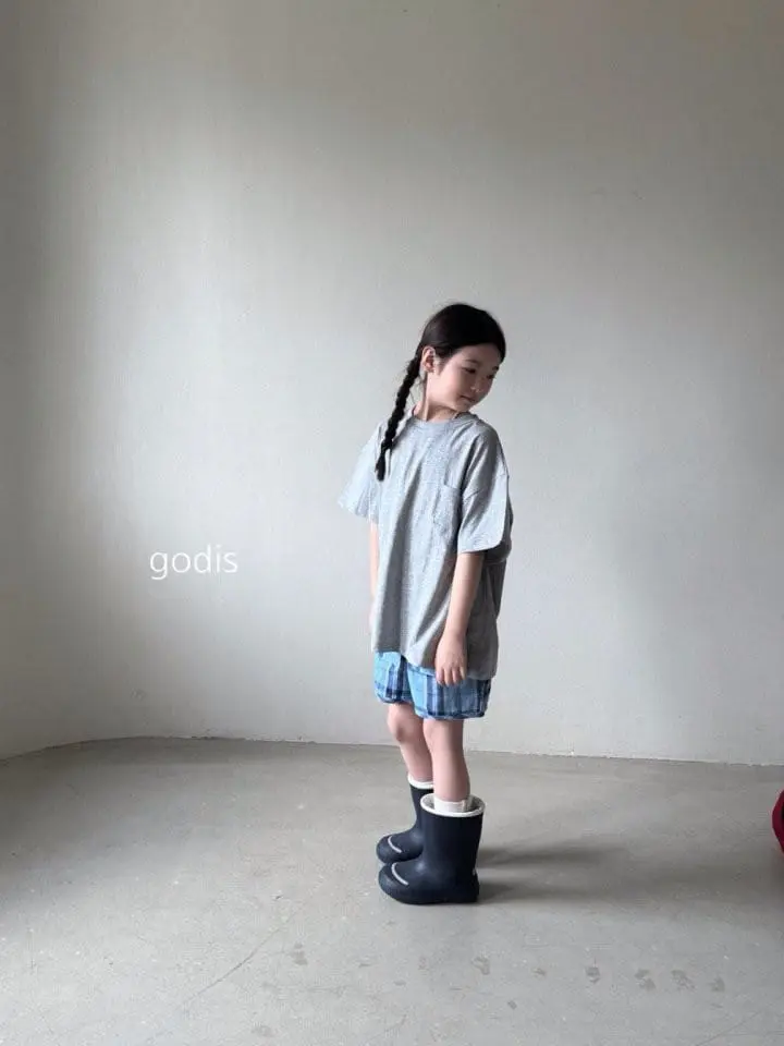 Godis - Korean Children Fashion - #littlefashionista - Check Shorts  - 9