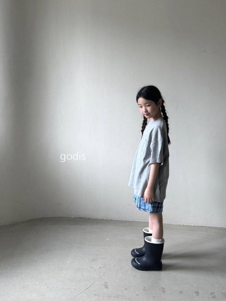 Godis - Korean Children Fashion - #minifashionista - Check Shorts  - 11