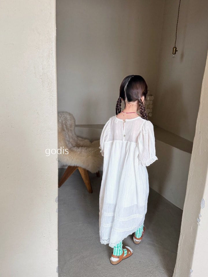Godis - Korean Children Fashion - #toddlerclothing - Lace One-Piece - 11
