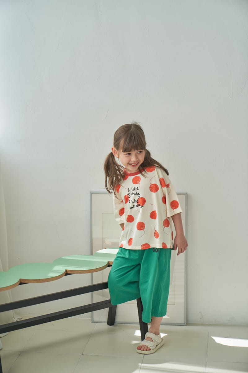 Green Tomato - Korean Children Fashion - #childofig - Balloon Tee - 9