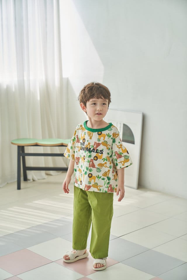 Green Tomato - Korean Children Fashion - #childofig - Animals Tee - 7