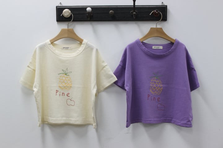 Green Tomato - Korean Children Fashion - #childofig - Pineapple Tee - 7