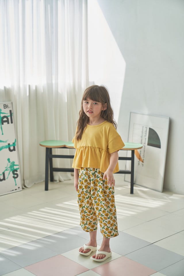 Green Tomato - Korean Children Fashion - #childrensboutique - Muzi Shirring Tee - 6