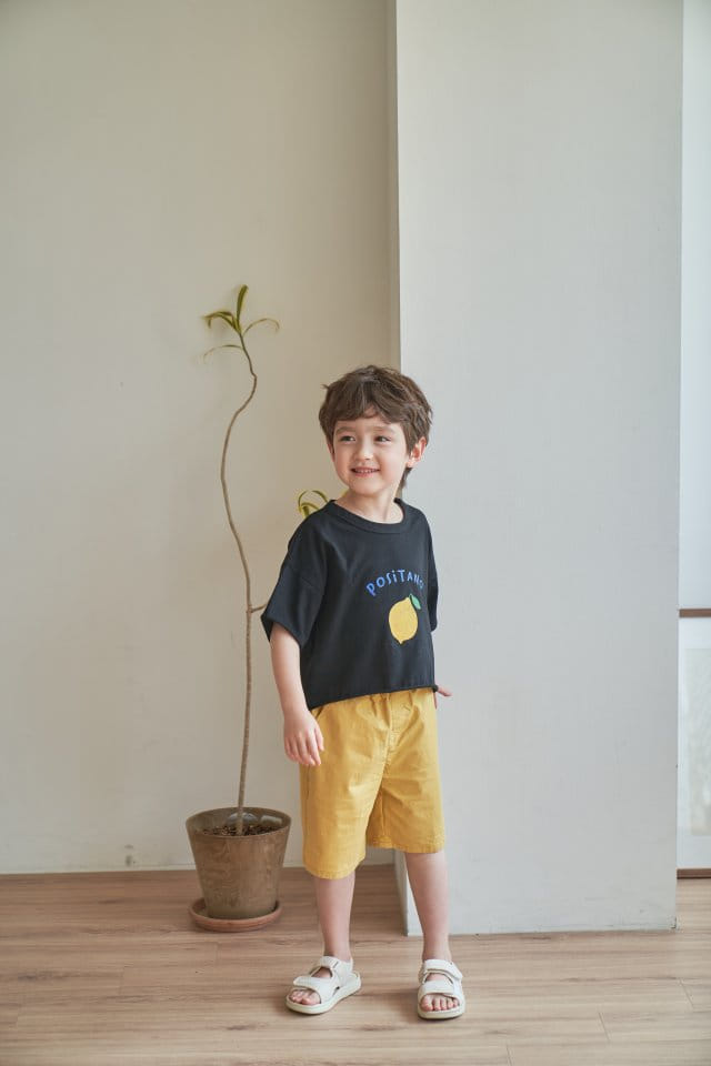 Green Tomato - Korean Children Fashion - #kidsshorts - Positano Tee - 2